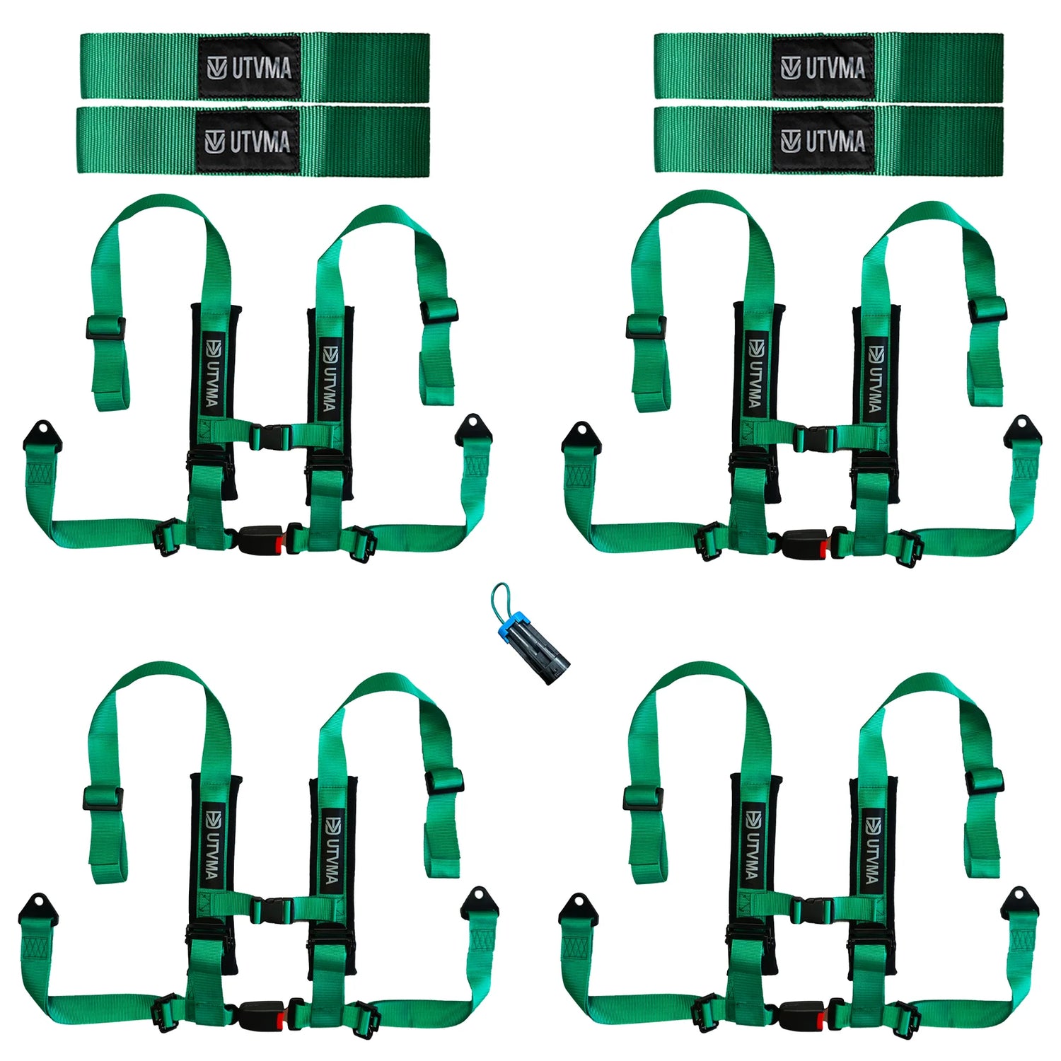 Four Harness Pack Auto Buckle with Harness Collars