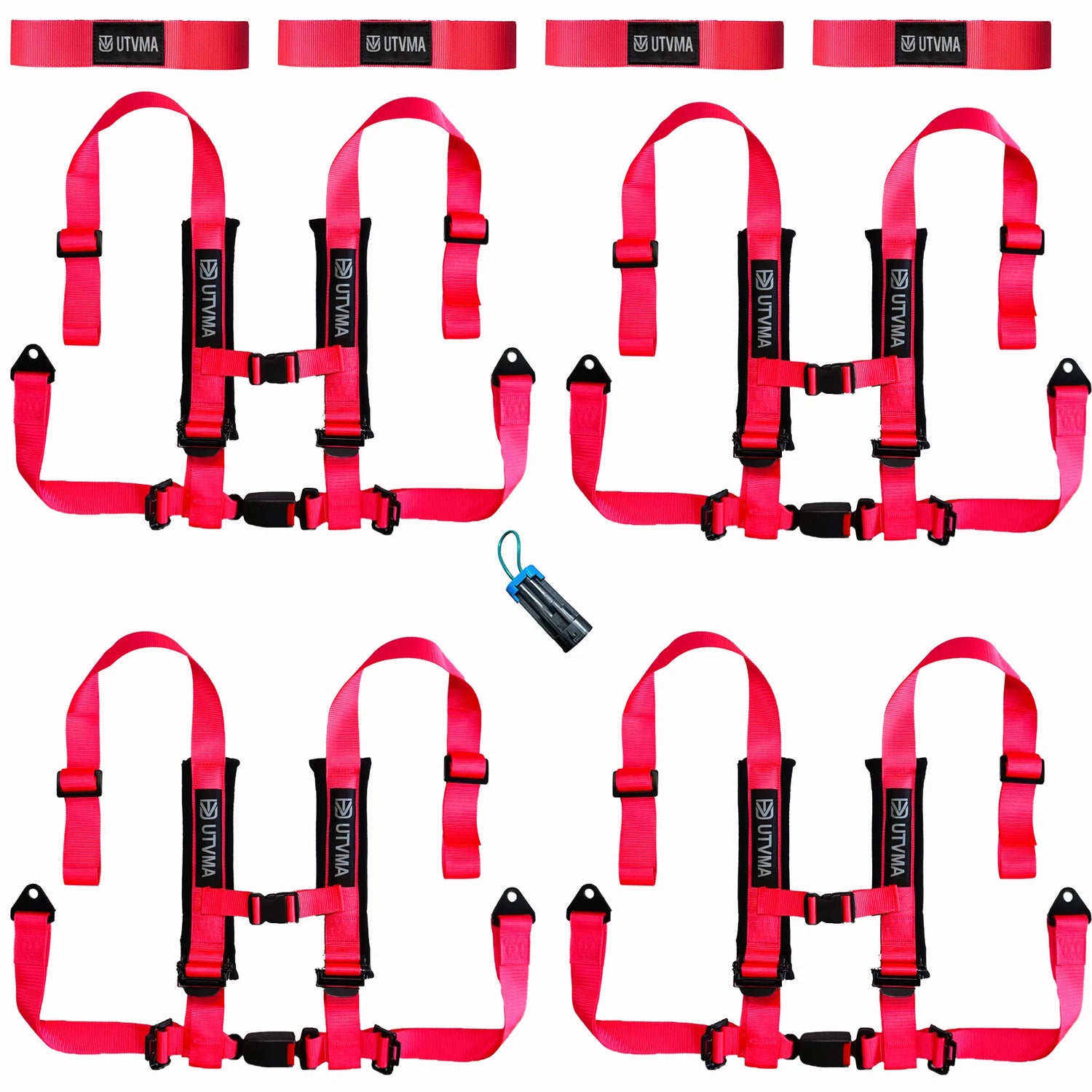 Four Harness Pack Auto Buckle with Harness Collars