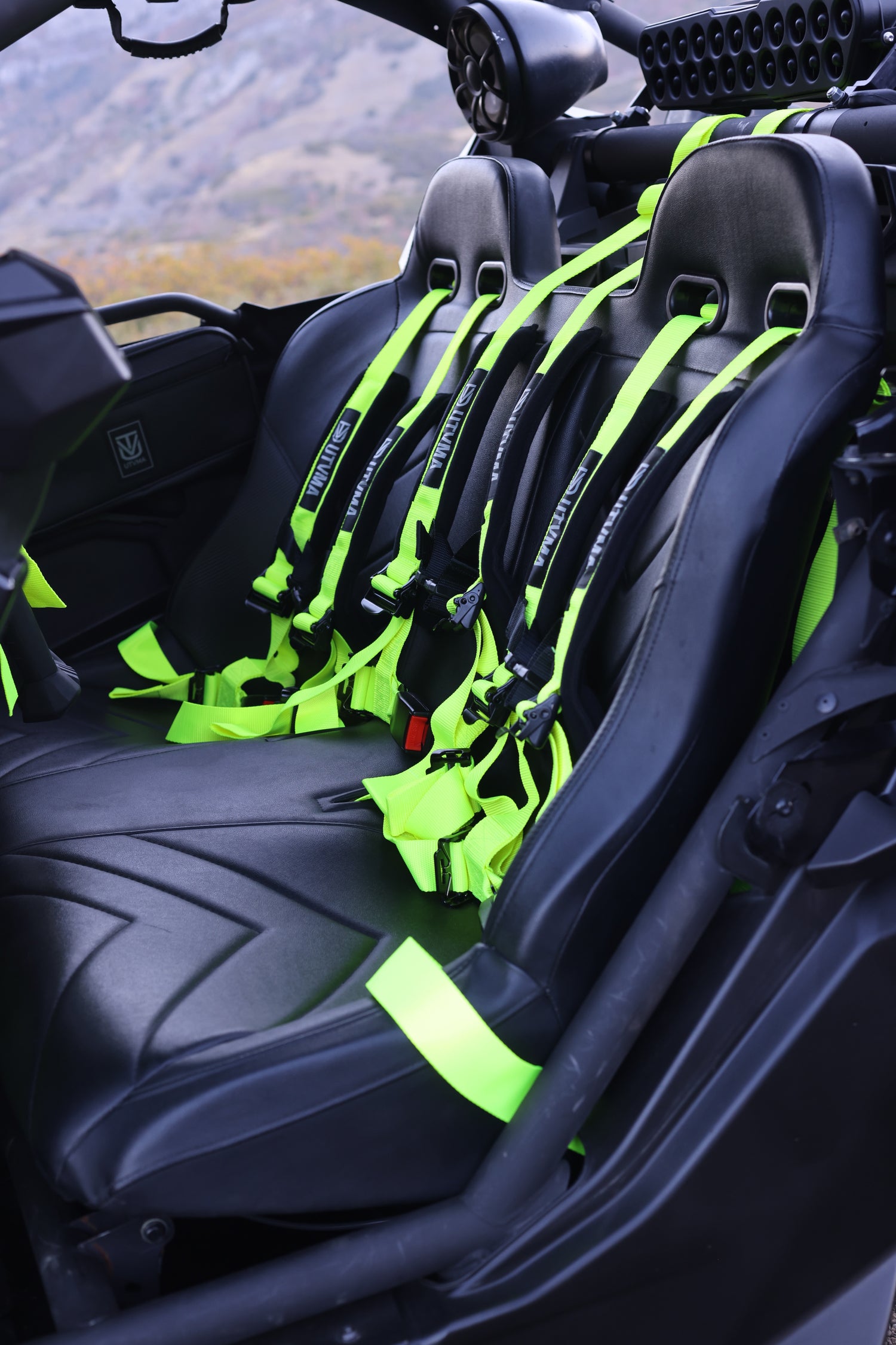 Maverick X3 Rear Bench Seat W Harnesses (2017-2025)