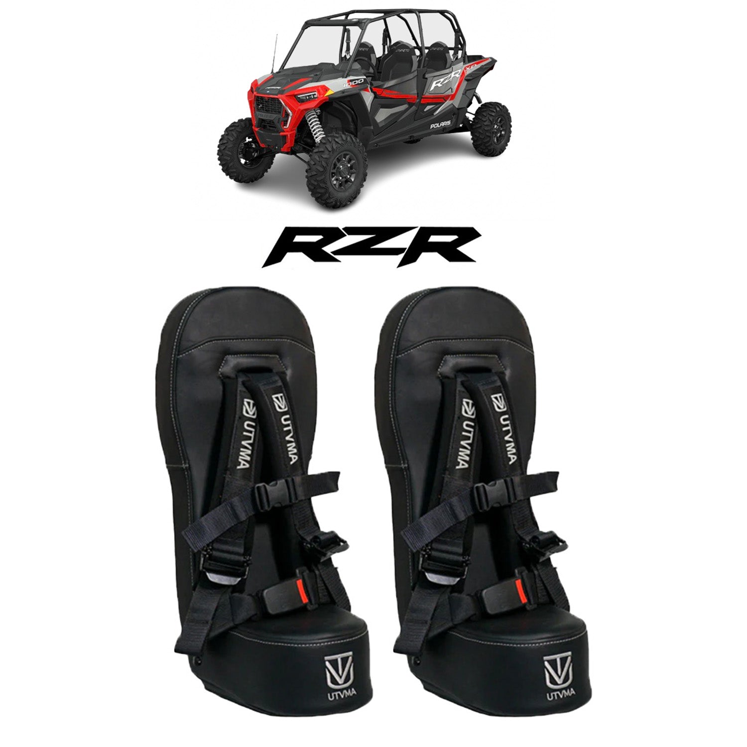 RZR 4 1000 Bump Seat Set (Front and Rear)
