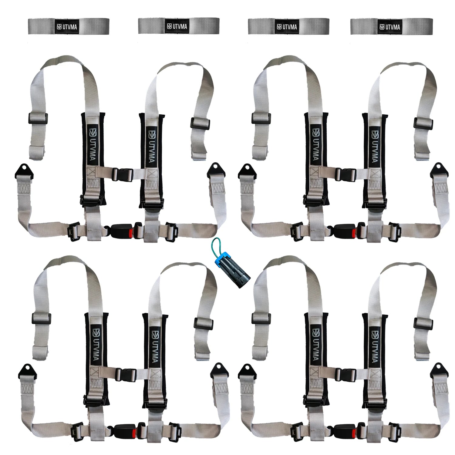 Four Harness Pack Auto Buckle with Harness Collars