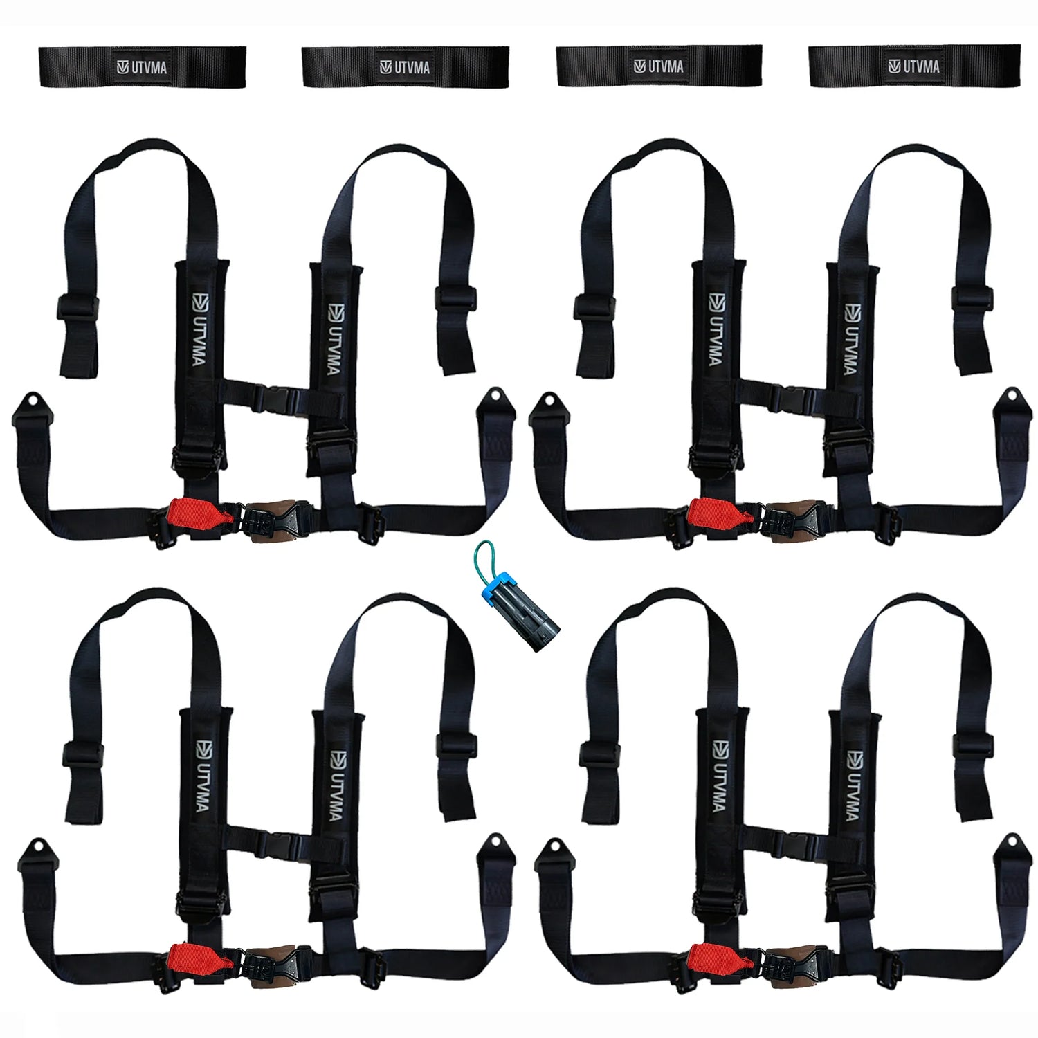 Four Harness Pack Auto Buckle with Harness Collars