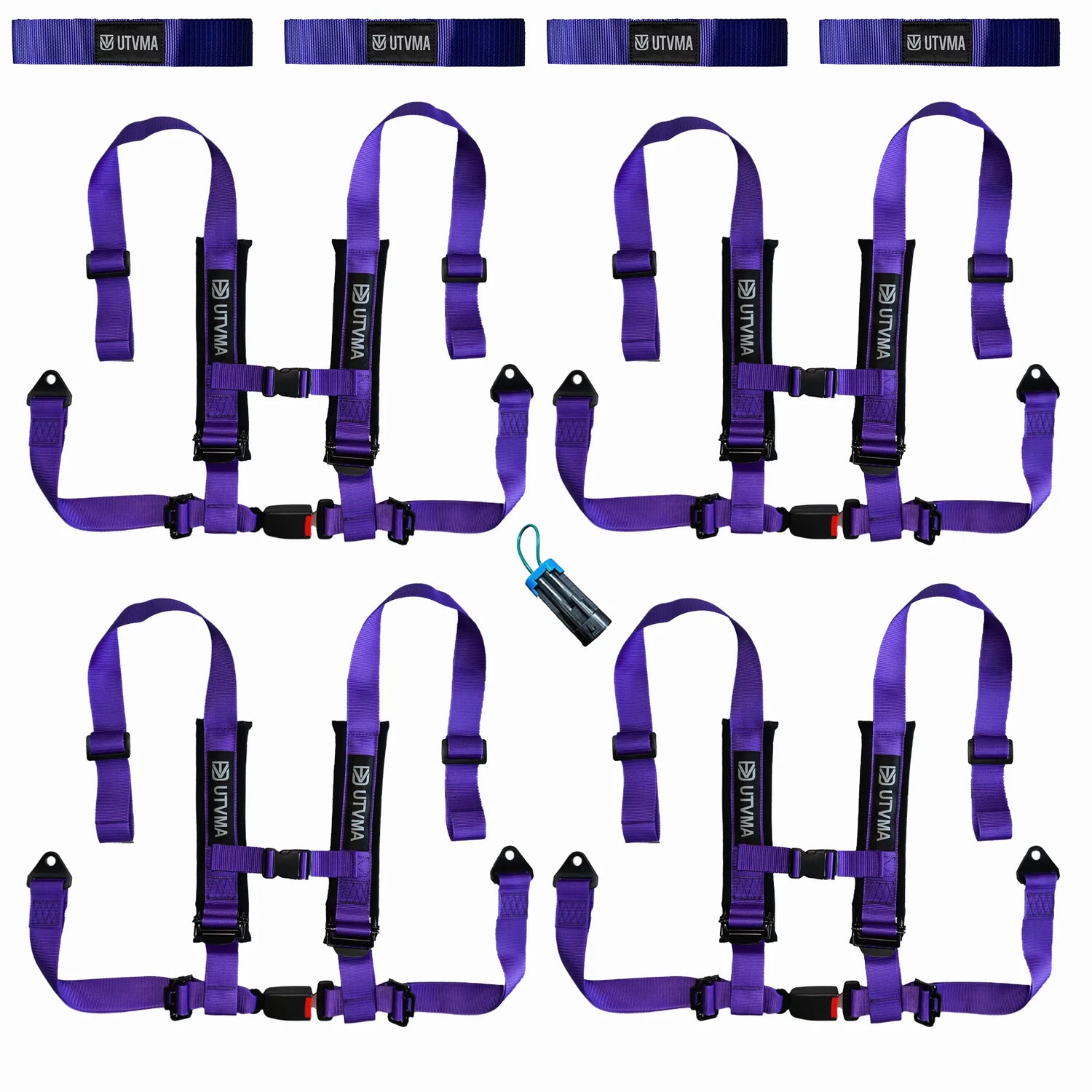 Four Harness Pack Auto Buckle with Harness Collars