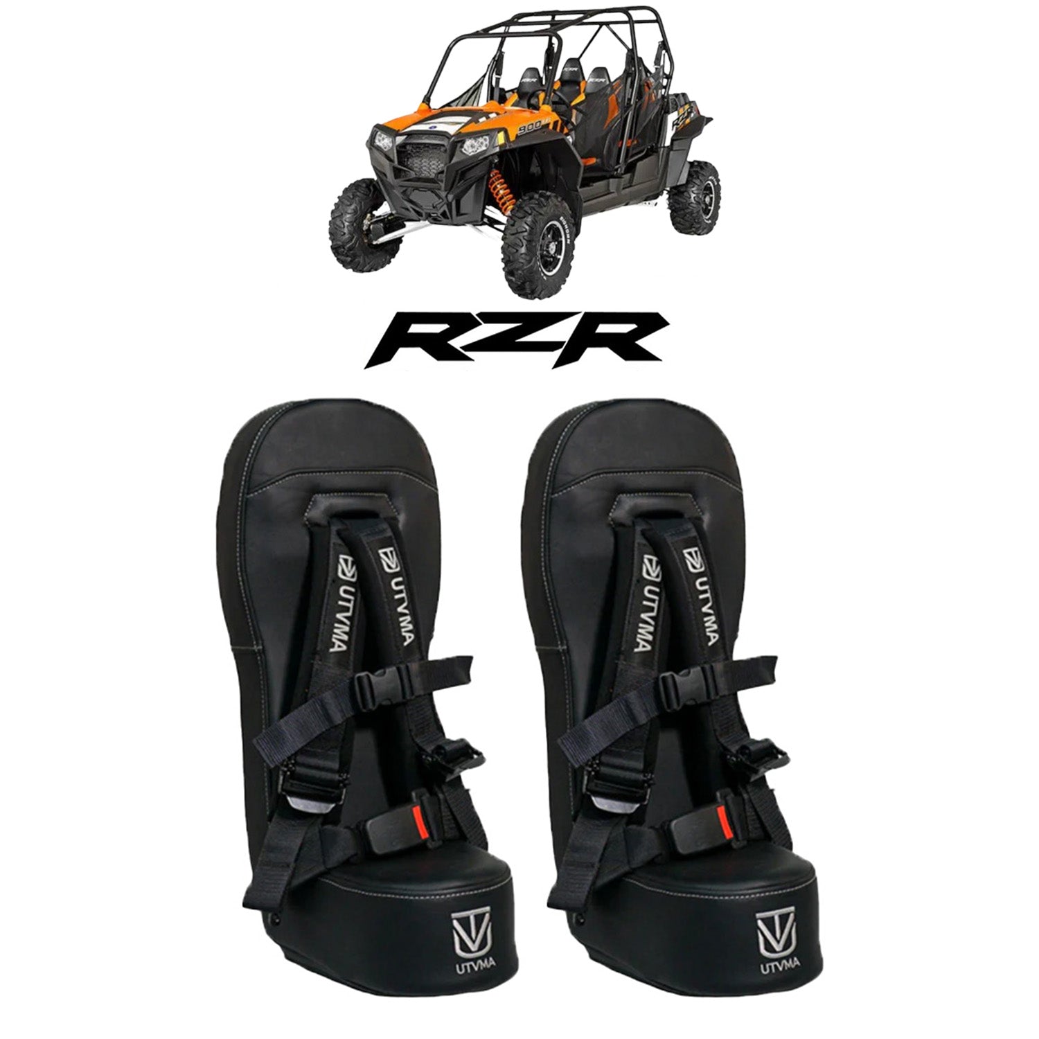 RZR 4 900 Bump Seat Set (Front and Rear)