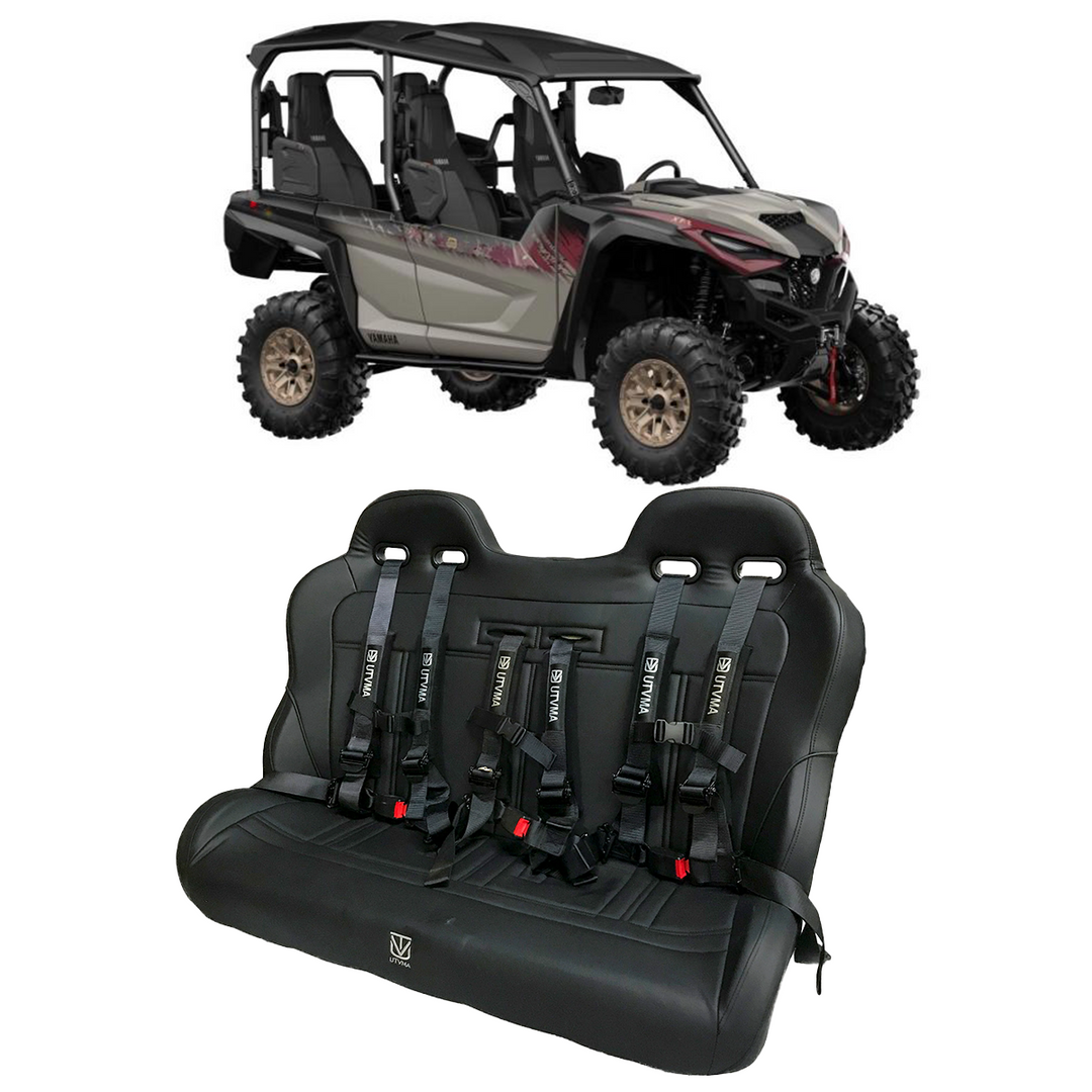 Yamaha Wolverine Rmax 4 Seater Side By Side Rear Bench Seat Utv Accessories 1061